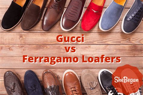 difference between Gucci and Ferragamo